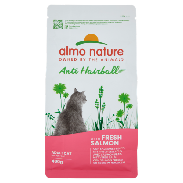 almo nature Anti Hairball Adult Cat con Salmone Fresco 400 g