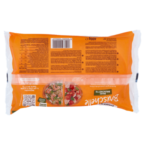 Morato Bruschelle Maxi Bruschette con olio d'oliva 4 x 100 g