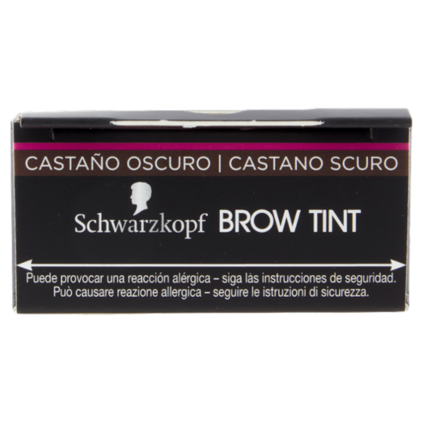 Schwarzkopf Brow Tint Castano Scuro Colorazione Permanente per Sopracciglia