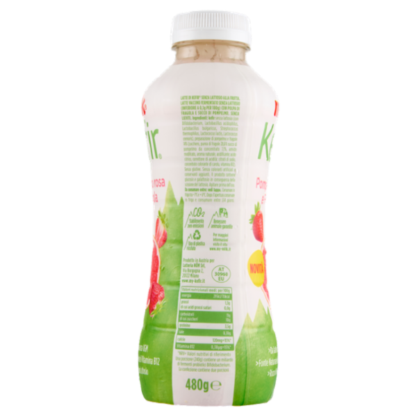Milk Kefir Pompelmo rosa e Fragola 480 g
