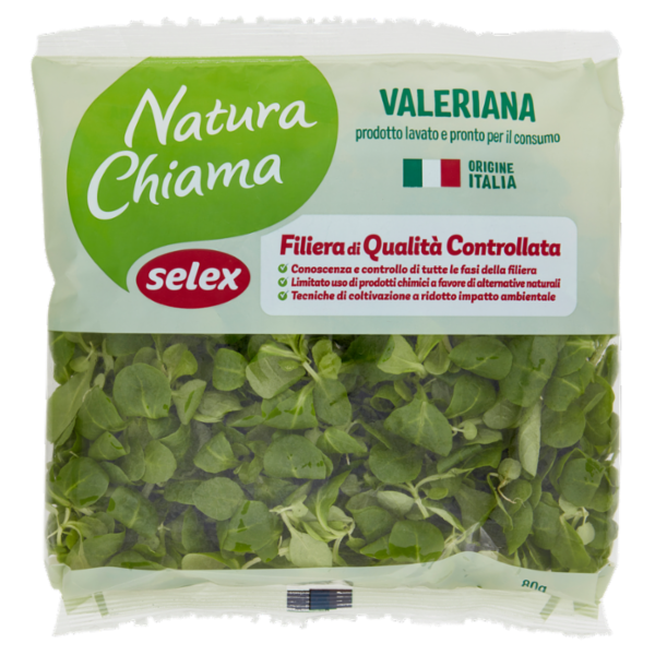 Selex Natura Chiama Valerianella Lavata e Pronta per il Consumo 80 g