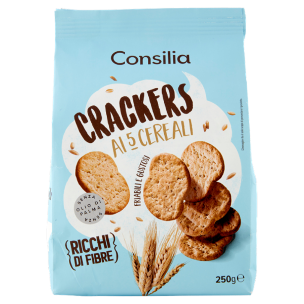 Consilia Crackers ai 5 Cereali 250 g