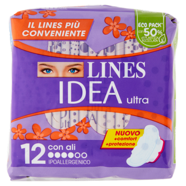 Lines Idea ultra con ali 12 pz