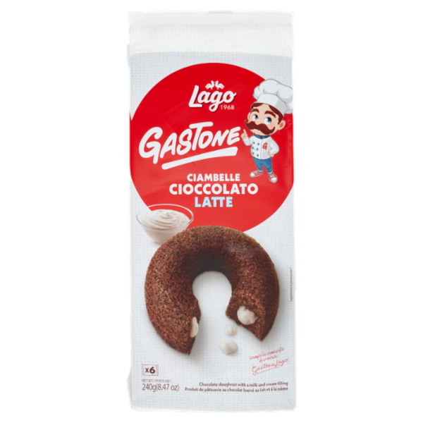 Lago Gastone Ciambelle Cioccolato Latte 6 x 40 g