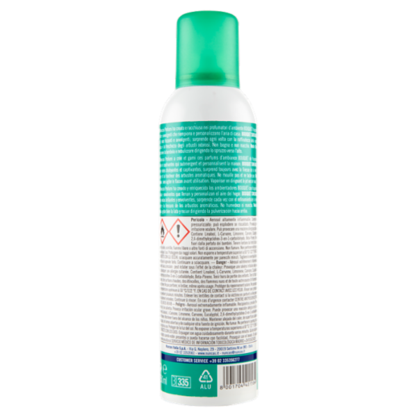 nuncas Profumi Bouquet Smeraldo Menta e Foglie Aromatiche Profumatore per Ambienti 250 ml