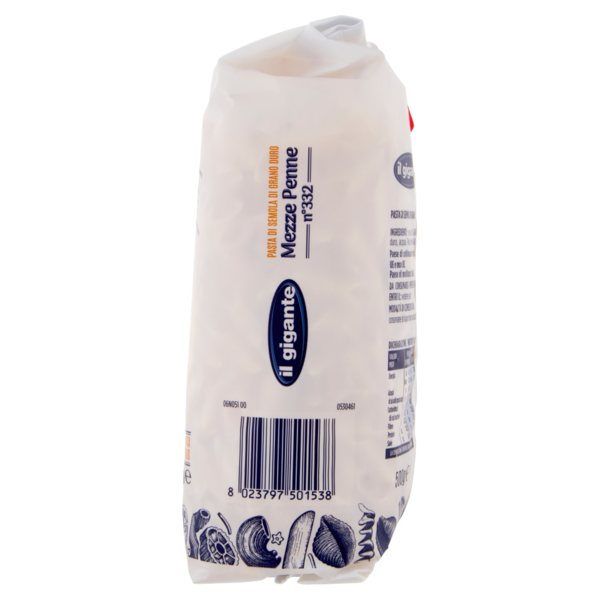 IL GIGANTE Mezze Penne n°332 500 g