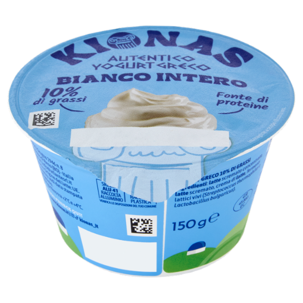 Kionas Autentico Yogurt Greco Bianco Intero 150 g
