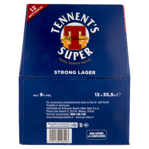TENNENT'S SUPER bottiglia 12x35,5cl
