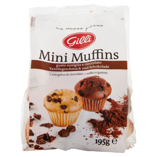 Gilli Mini Muffins gusto vaniglia e cioccolato 195 g