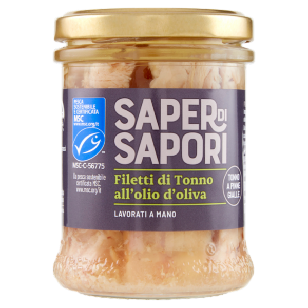 Selex Saper di Sapori Filetti di Tonno all'Olio di Oliva 180 g