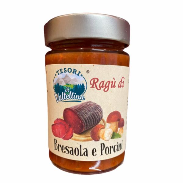 Tesori di Valtellina Ragu' Bresaola e Porcini 190 g
