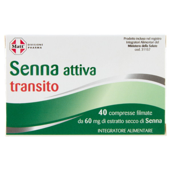 Matt Divisione Pharma Senna attiva transito 40 compresse 5,28 g