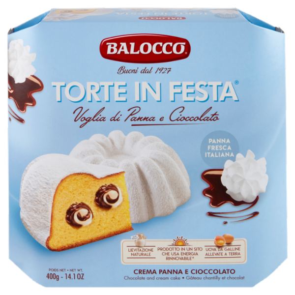 Balocco Torte in Festa Voglia di Panna e Cioccolato 400 g