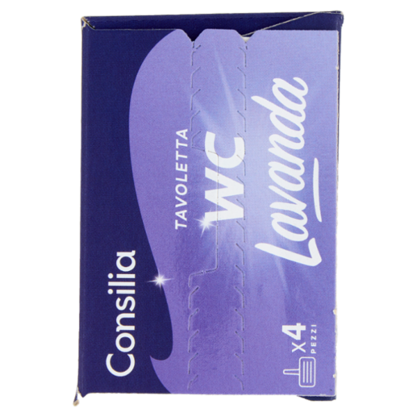 Consilia Deodorante Wc Tavolette Lavanda 4 pezzi