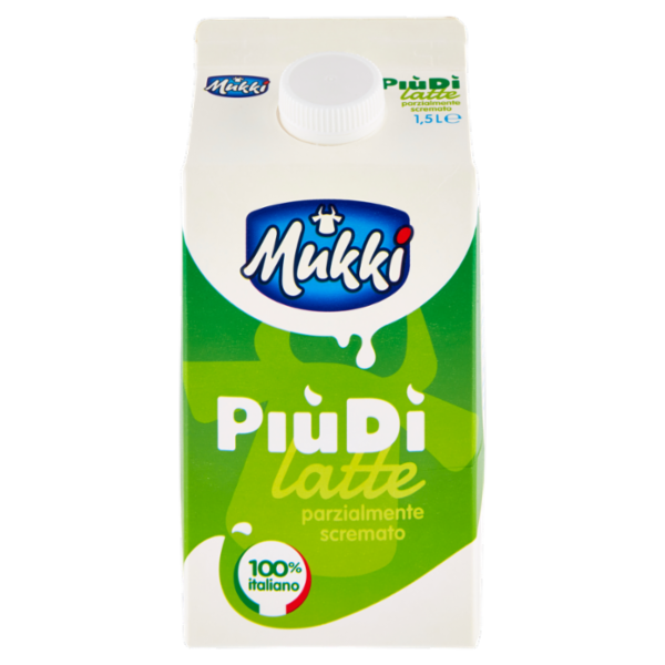 Mukki Più Dì latte parzialmente scremato 1,5 L