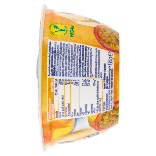 ALPRO GREEK STYLE, Alternativa Vegetale allo Yogurt, Mango&Maracuja,Naturalmente Senza Lattosio,135g