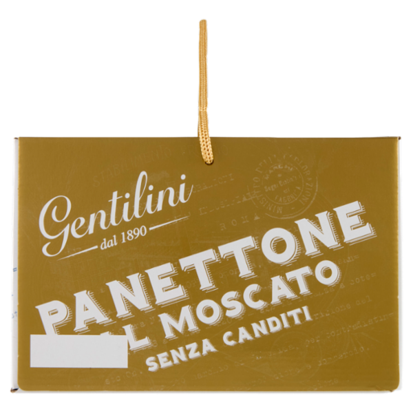 Gentilini Panettone al Moscato Senza Canditi 1000 g
