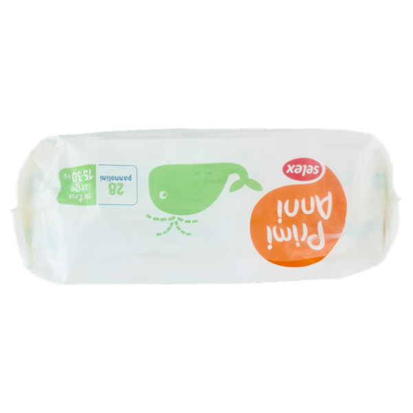 Selex Primi Anni Pannolini per Bambini Extra Large 15-30 kg 2x14 pezzi