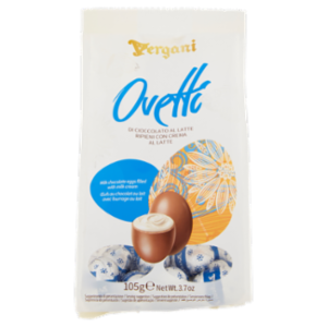 Vergani Ovetti Di Cioccolato Al Latte Ripieni Con Crema Al Latte 105 g