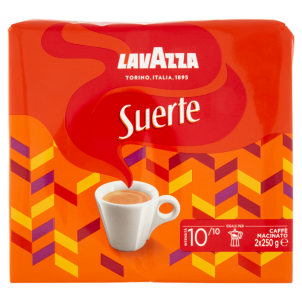 Lavazza Suerte Caffè Macinato 2 x 250 g