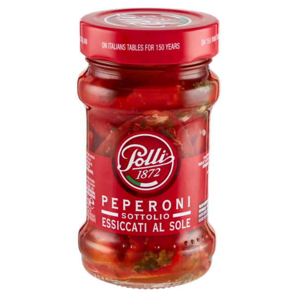 Polli Peperoni Sottolio Essiccati al Sole 185 g