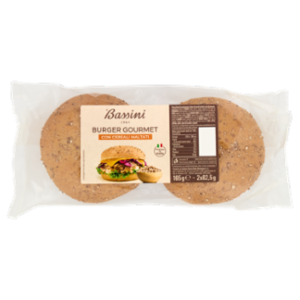 Bassini Burger Gourmet Con Cereali Maltati 2 x 82,5 g