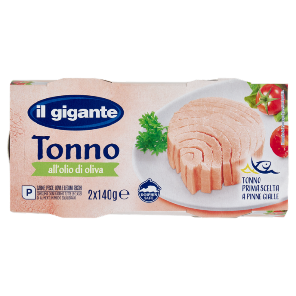 IL GIGANTE Tonno all'olio di oliva 2 x 140 g