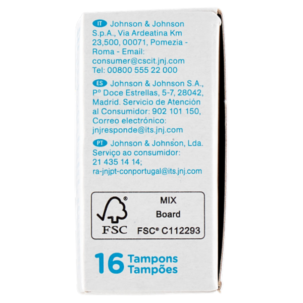 o.b. ProComfort Ultimate Comfort* Mini Tampons 16 pz