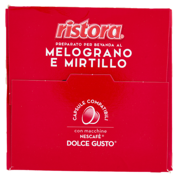 ristora Melograno e Mirtillo Capsule Compatibili con macchine Nescafè Dolce Gusto 10 x 13 g