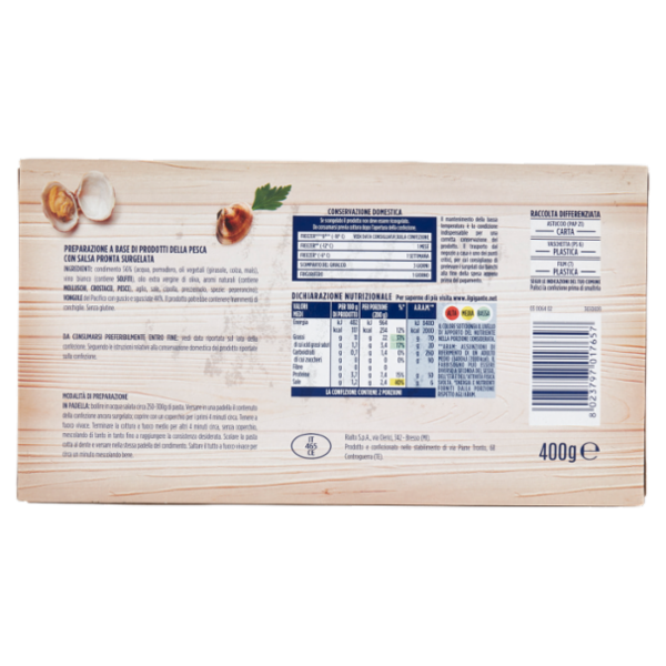 IL GIGANTE Vongolata Pronta Surgelata 400 g