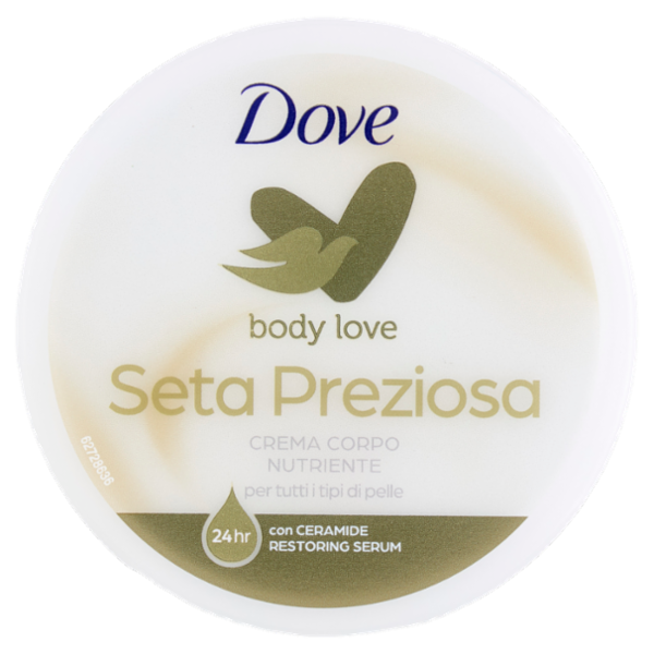 Dove body love Seta Preziosa Crema Corpo Nutriente per tutti i tipi di pelle 300 ml