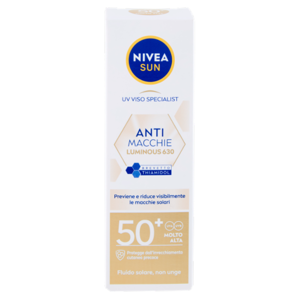 Nivea Sun UV Viso Specialist Anti Macchie Lumionous 630 50+ Molto Alta Fluido solare 40 ml