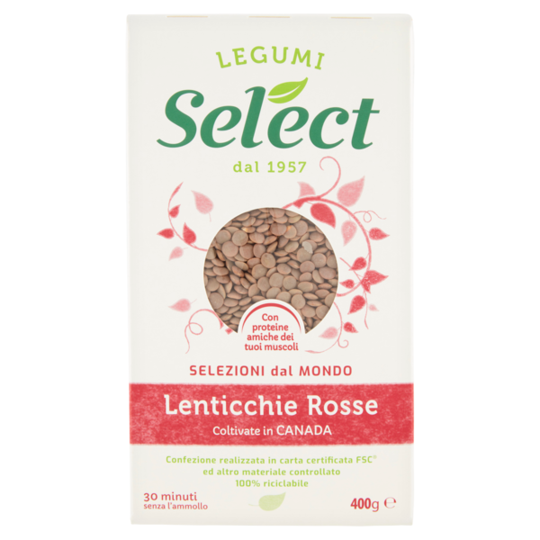 Select Selezioni dal Mondo Lenticchie Rosse 400 g