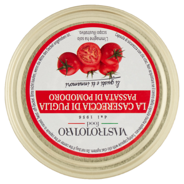 Mastrototaro food la Casereccia di Puglia Passata di Pomodoro 500 g