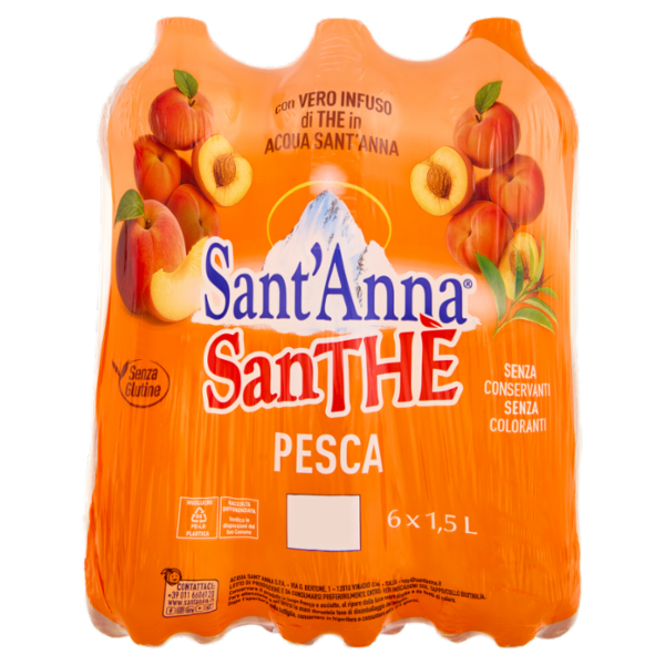 SanThè Sant'Anna Pesca 6 x 1,5 L