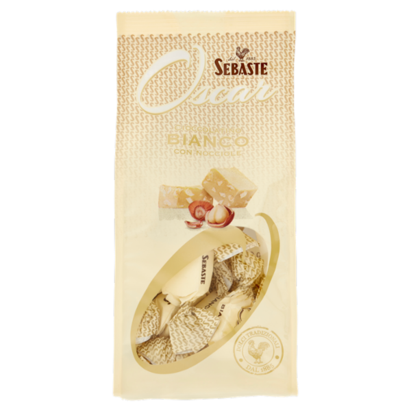 Sebaste Oscar Cioccolatino Bianco con Nocciole 150 g