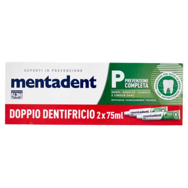 Mentadent P Prevenzione Completa 2 x 75 ml
