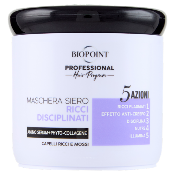 Biopoint Professional Hair Program Maschera Siero Ricci Disciplinati 400 ml