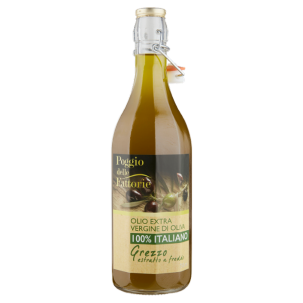 Poggio delle Fattorie Olio Extra Vergine di Oliva 100% Italiano Grezzo 750 ml