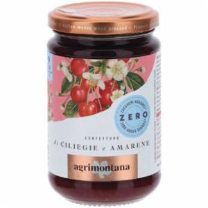 Agrimontana Confettura Ciliegia e Amarene Senza Zucchero 290g