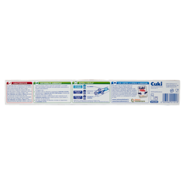 Cuki Conserva e Cuoce Alluminio trama a rilievo Superficie Goffrata 12 m