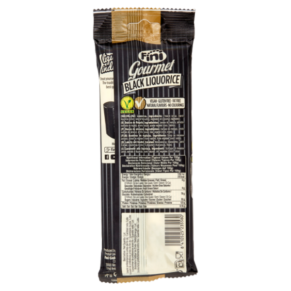 Fini Gourmet Black Liquorice 4 x 29 g