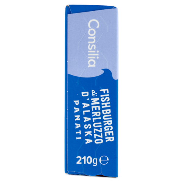 Consilia Fish Burger di Merluzzo D'Alaska Panati Surgelati 2x105 g