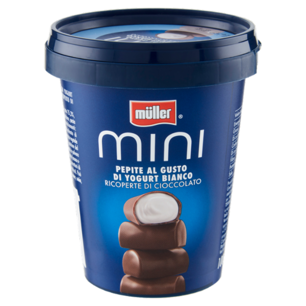 müller mini Pepite al Gusto di Yogurt Bianco Ricoperte di Cioccolato 100 g