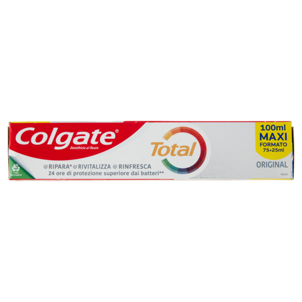 Colgate dentifricio Total Original protezione completa 24h, 100ml