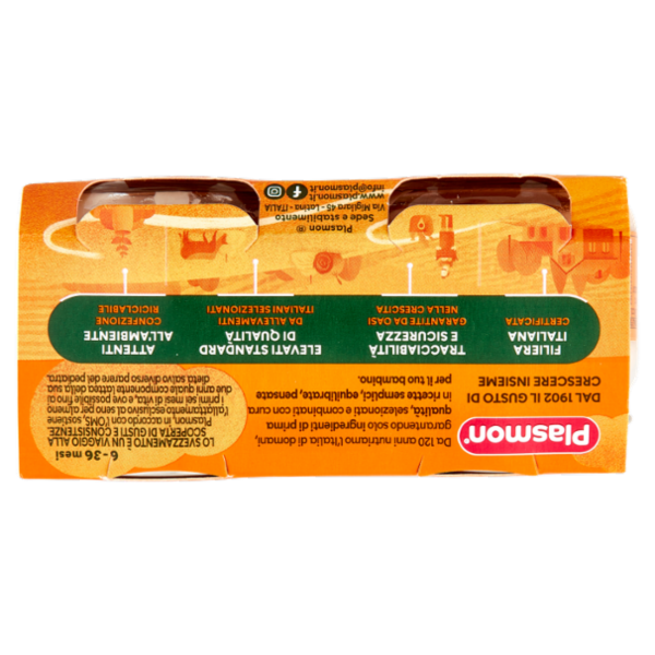 Plasmon Omogeneizzato Tacchino con cereale 4 x 80 g