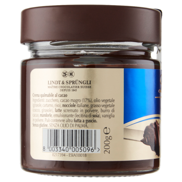 Lindt Crema spalmabile Fondente Cioccolato fondente 200 g